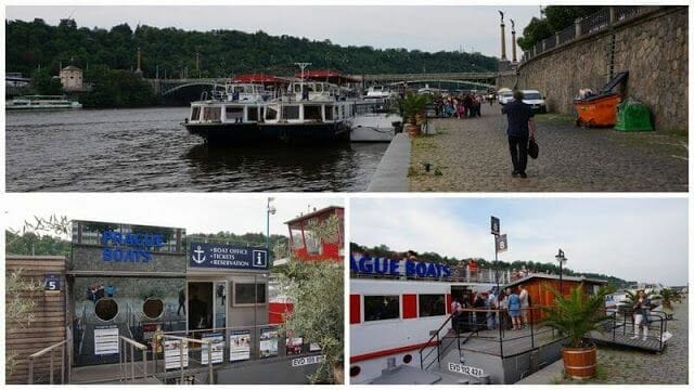 Paseo en barco en Praga