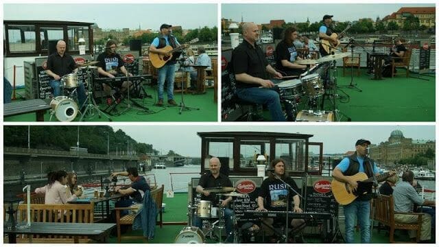 Paseo en barco en Praga con música