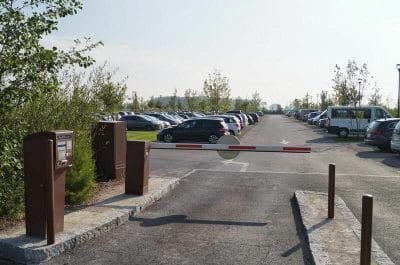 parking coches mont saint Michel
