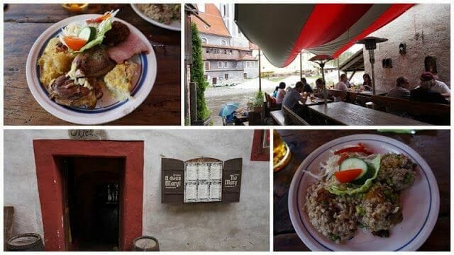 restaurante Two Marys de cesky krumlov