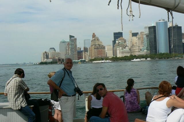 el downtown desde el velero downtown manhattan