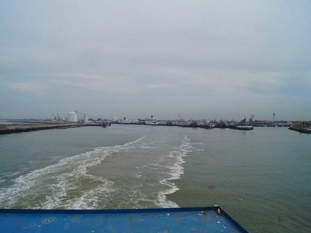 ferry Calais a Dover, paso canal de la Mancha