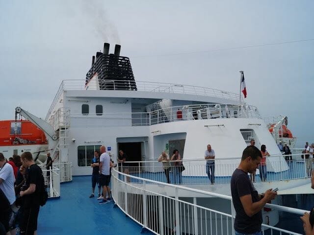 ferry Calais a Dover, paso canal de la Mancha