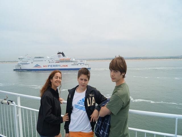 ferry Calais a Dover, paso canal de la Mancha