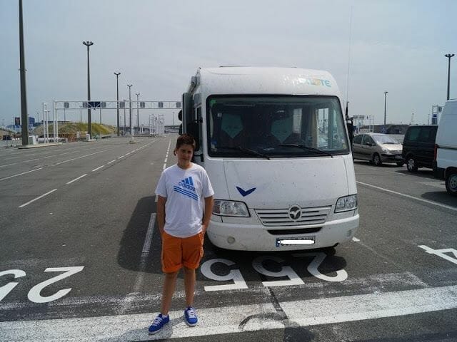 ferry Calais a Dover, paso canal de la Mancha