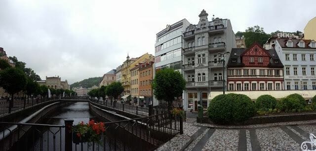 edificios típicos de Karlovy Vary