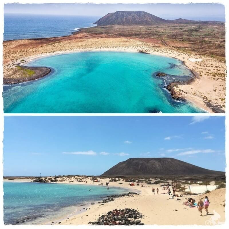 playa de las Conchas de isla de Lobos