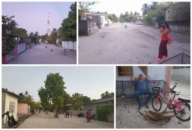 calles isla de Maldivas