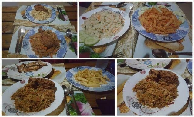 comida en Maldivas