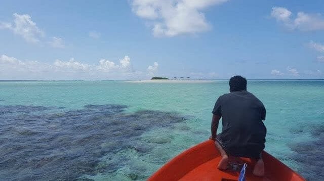 isla Odagalla en barco