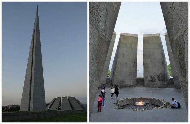 12 losas de basalto MONUMENTO AL GENOCIDIO ARMENIO