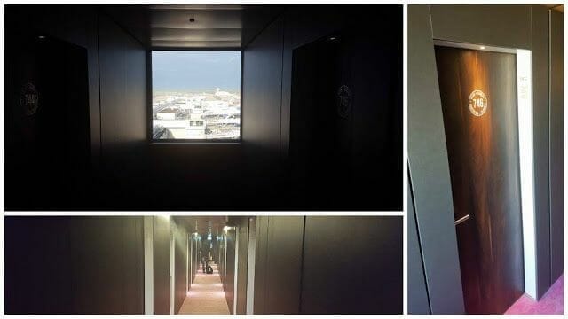 pasillo bloc hotel gatwick