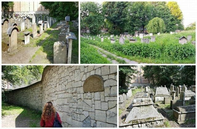 el cementerio Remuh barrio judío de Cracovia