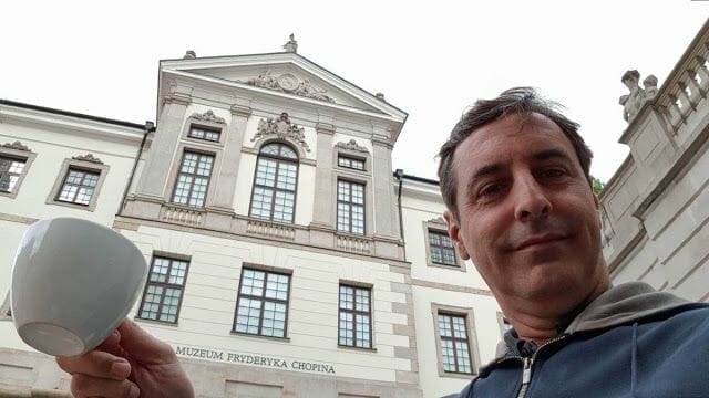 La Varsovia de Chopin, con taza