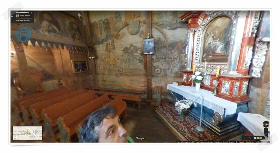 interior iglesia madera blizne