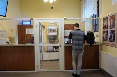 entradas del palacio de Kozłówka en Polonia