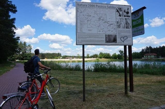 ruta bici parque nacional de Roztocze