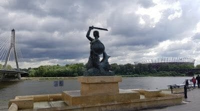 Sirena varsovia del puente Świętokrzyski