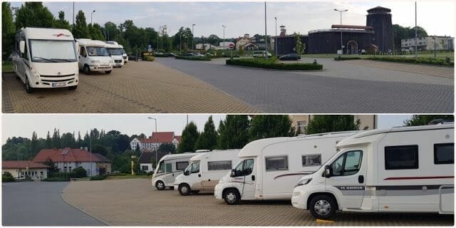 parking de autocaravanas en Wieliczka