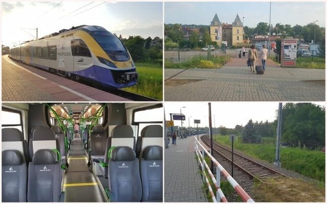 estacion de tren de Wieliczka