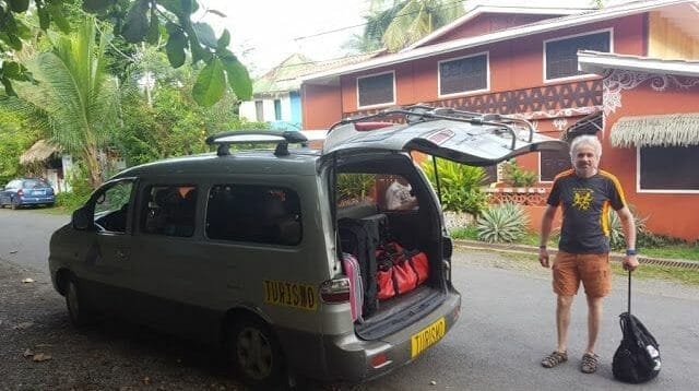 llegar a la frontera de Sixaola desde Puerto Viejo