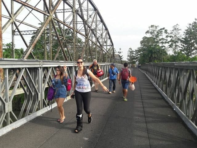 Puente nuevo de la frontera Sixaola Guabito