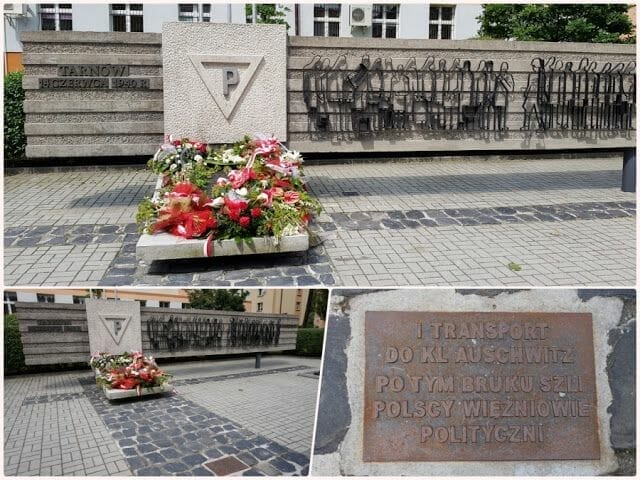 PLACA CONMEMORATIVA DE AUSCHWITZ