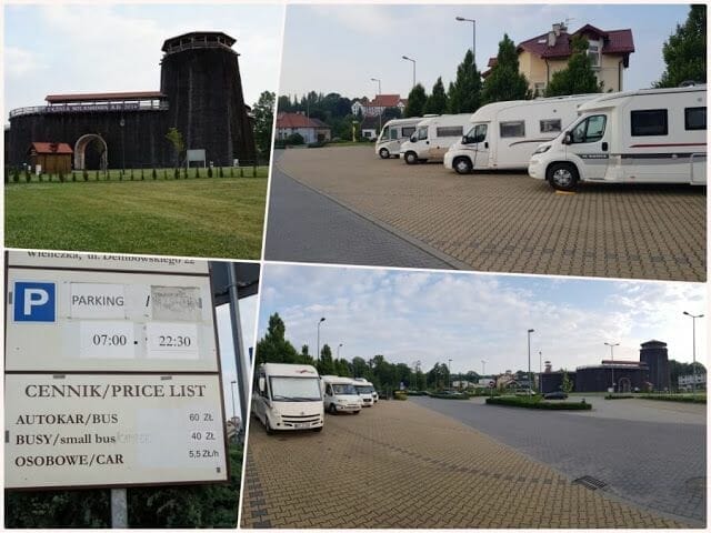 parking autocaravanas en Cracovia
