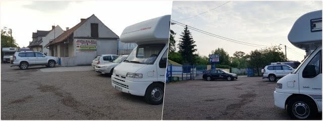 aparcar autocaravana minas sal cracovia