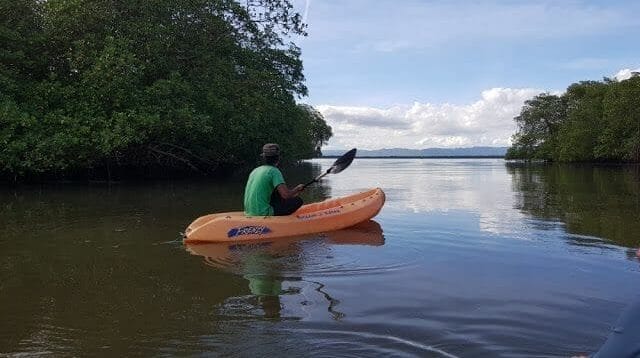 Canoa el tramo del río Jivales - Parque Nacional de los Haitises