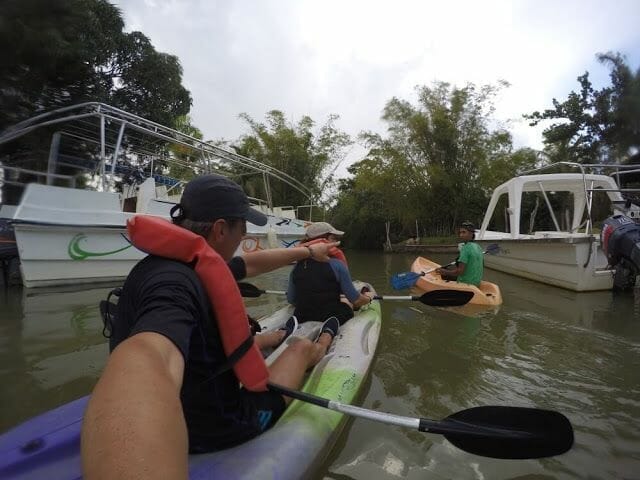 Canoa el tramo del río Jivales - Parque Nacional de los Haitises