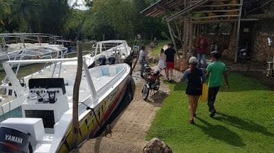 Embarcadero cercano al hotel Paraíso Caño Hondo