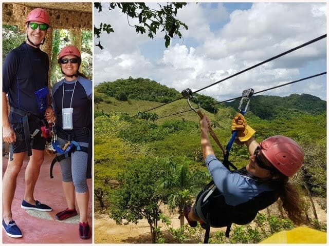 Paraíso Caño Hondo tirolinas haitises