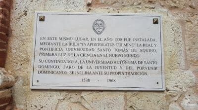 placa Convento de Santo domingo