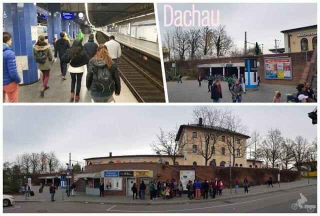 tren de munich a Dachau