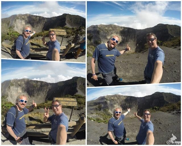 selfies crater principal volcan irazu
