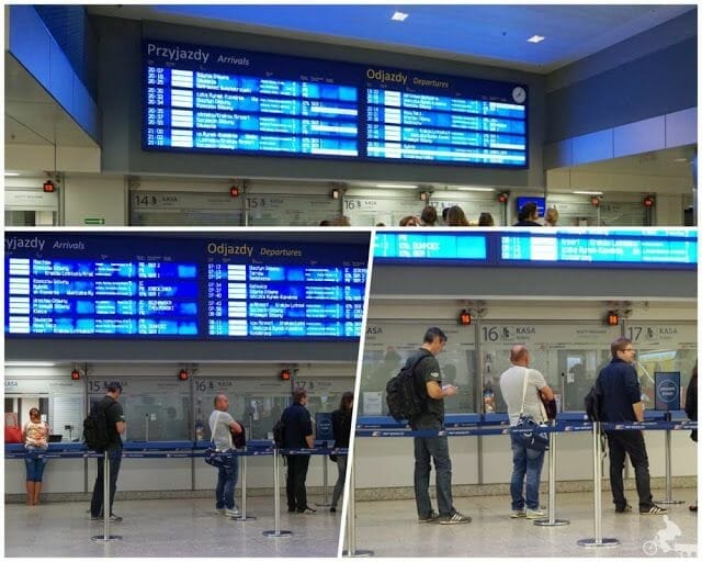 estacion tren cracovia venta tickets