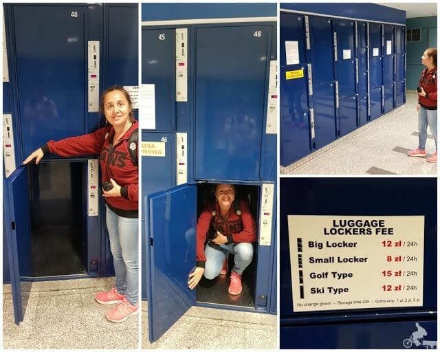 taquillas estacion tren cracovia y varsovia luggage lockers