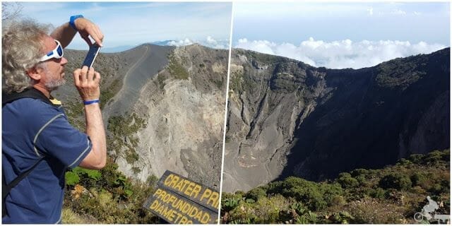 crater principal volcan irazu