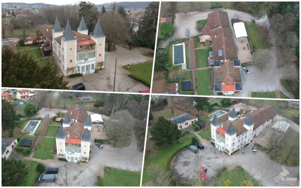vistas aéreas chateau de Beauregard