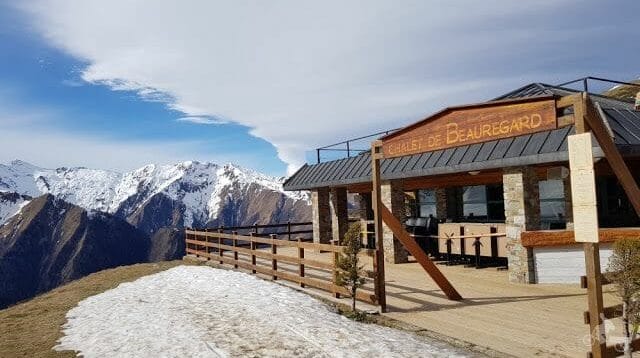 restaurante de la estación Guzet Chalet de Beauregard