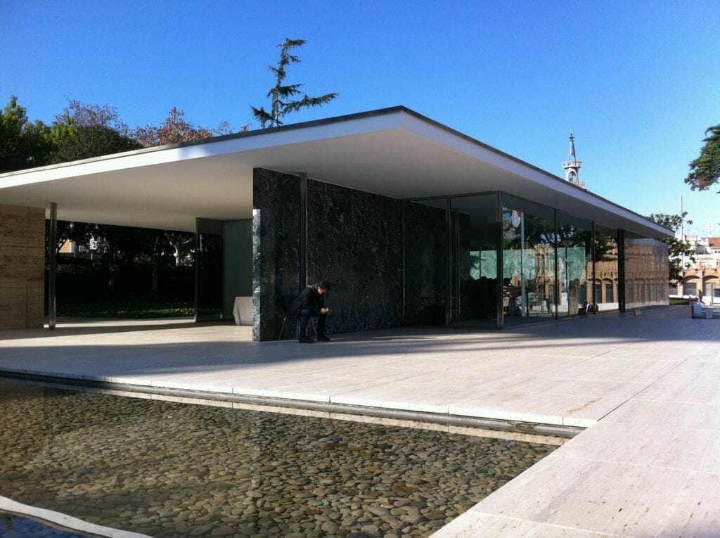 Pabellón Alemán (Mies Van der Rohe) - lugares poco turísticos de Barcelona