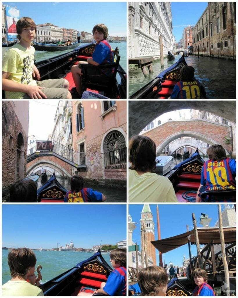 vistas desde gondola venecia gran canal
