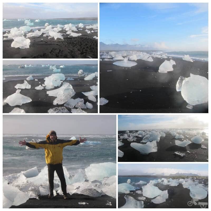 playa diamantes islandia