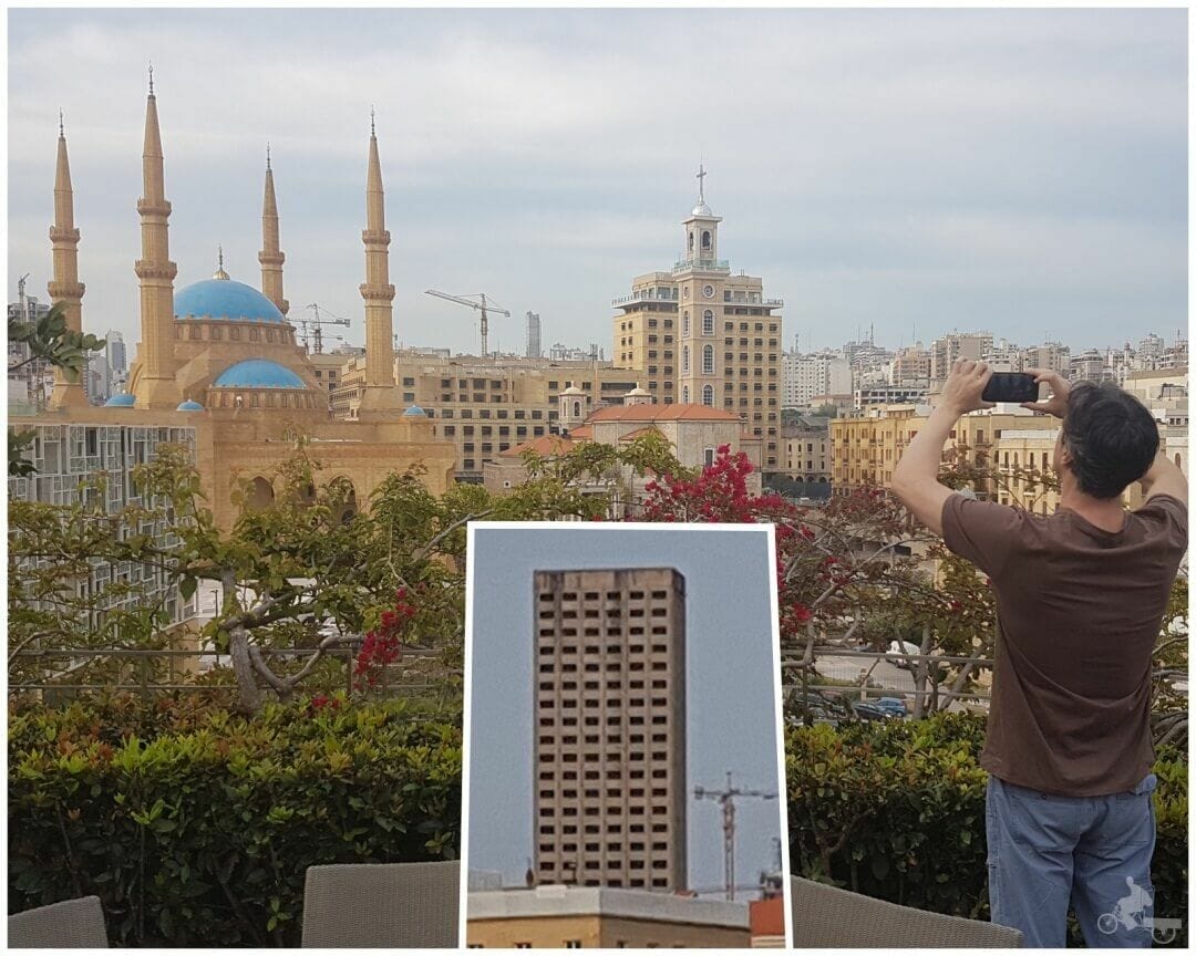 vistas terraza hotel le gray beirut