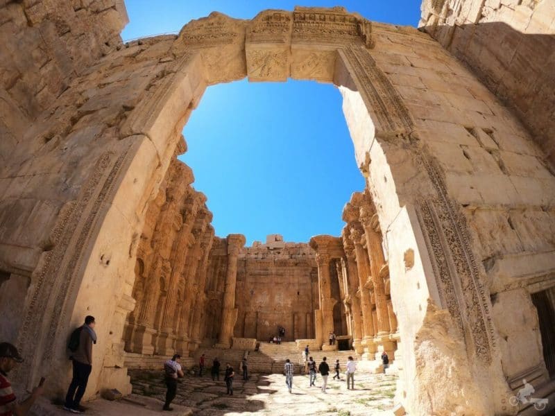 templo de baco ruinas de Baalbek