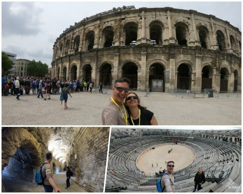 anfiteatro de nimes las arenas