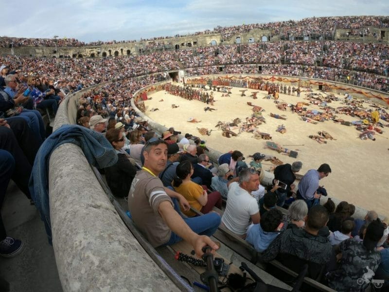 espectaculo juegos romanos nimes