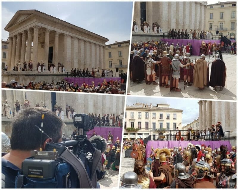 maison carrée juegos romanos