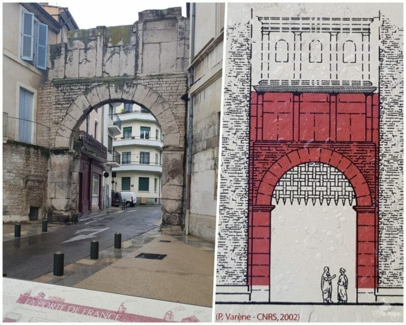 puerta francesa de Nimes